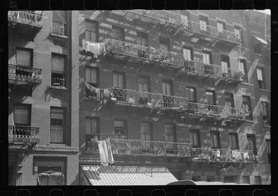 New York, New York. 61st Street between 1st and 3rd Avenues. House…, New York (State), 1938