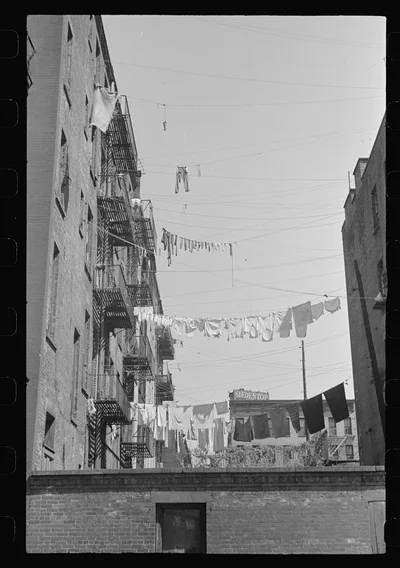 New York, New York. 61st Street between 1st and 3rd Avenues.…, New York (State), 1938