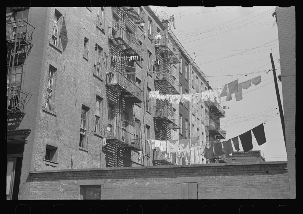 New York, New York. 61st Street between 1st and 3rd Avenues.…, New York (State), 1938