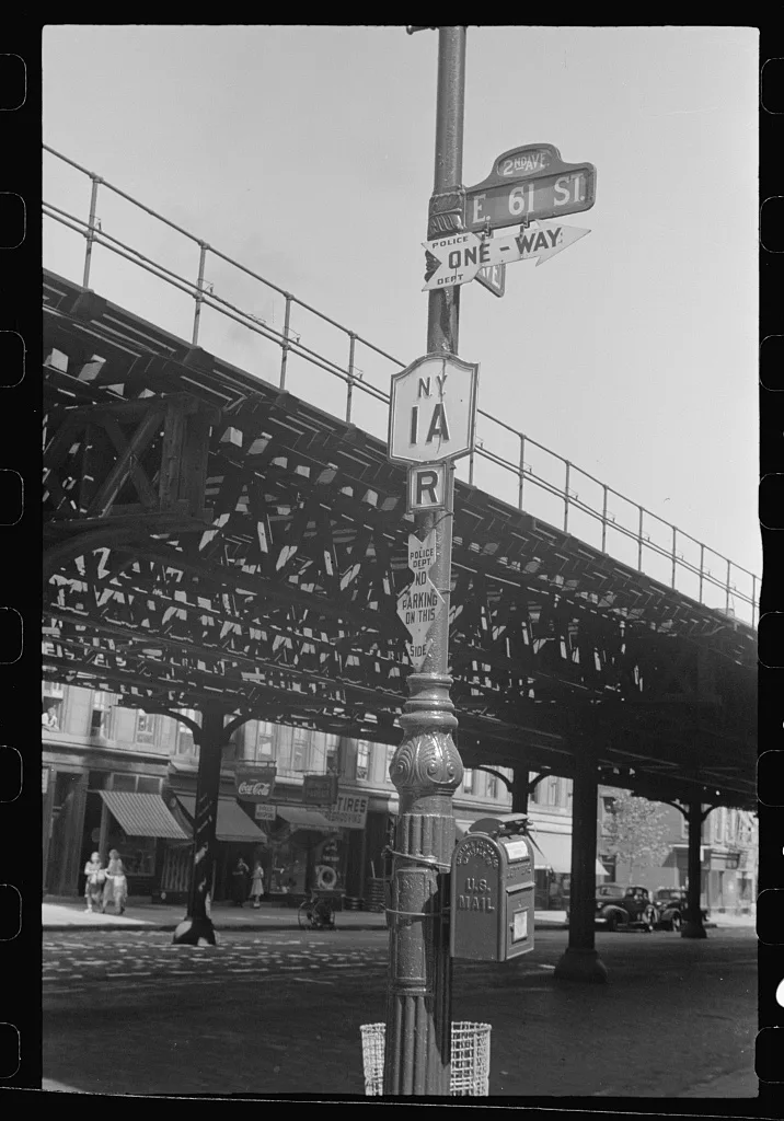 New York, New York. 61st Street between 1st and 3rd Avenues. Street…, New York (State), 1938