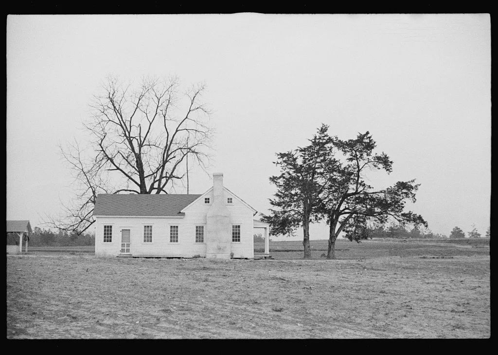 [Untitled photo, possibly related to: Resettlement-constructed…, Georgia, 1936