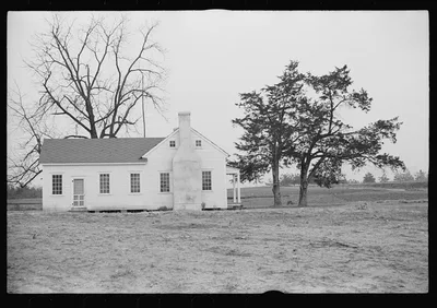 Resettlement-constructed homestead near Eatonton, Georgia. Briar…, 1936