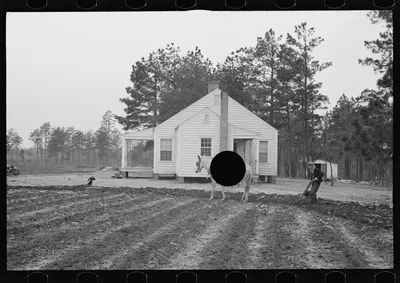 [Untitled photo, possibly related to: Resettlement-constructed…, Georgia, 1936