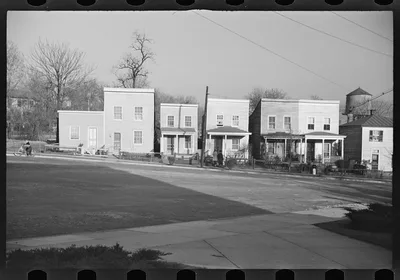 [Untitled photo, possibly related to: Frame houses. Fredericksburg,…, Virginia, 1936