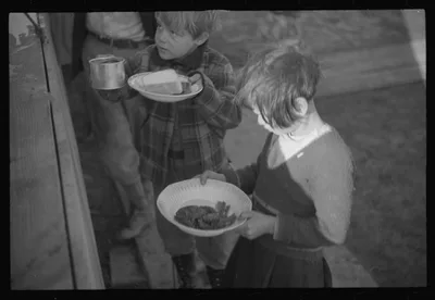[Untitled photo, possibly related to: Negroes in the lineup for food…, Arkansas, 1937