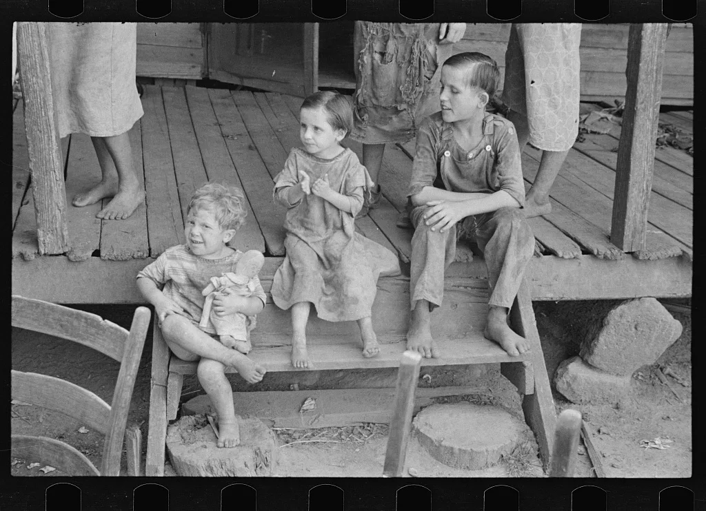 Tengle children, Hale County, Alabama, 1936