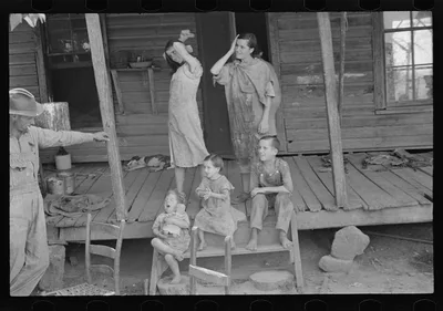 [Untitled photo, possibly related to: Floyd Burroughs and Tengle…, Alabama, 1936