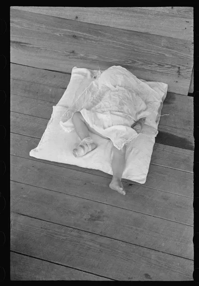 [Untitled photo, possibly related to: Squeakie asleep (Othel Lee…, Alabama, 1936
