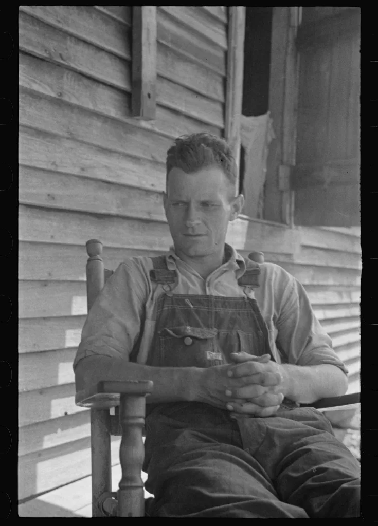 [Untitled photo, possibly related to: Floyd Burroughs, Hale County,…, Alabama, 1936