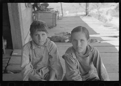 [Untitled photo, possibly related to: Tengle boys, Hale County,…, Alabama, 1936