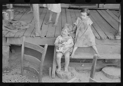[Untitled photo, possibly related to: Tengle children, Hale County,…, Alabama, 1936