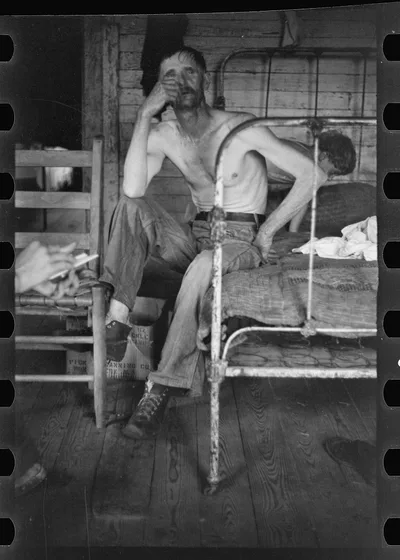 [Untitled photo, possibly related to: Bud and William Fields, Hale…, Alabama, 1936