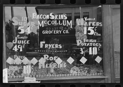 Storefront, Greensboro, Alabama, 1936