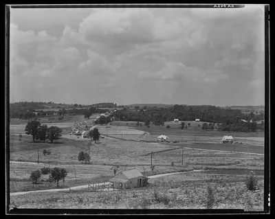 View of Arthurdale project. Reedsville, West Virginia, 1935