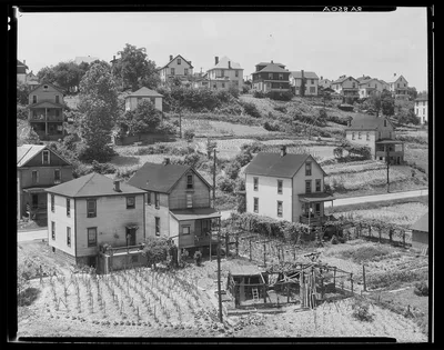 Typical houses of Morgantown, West Virginia, 1935