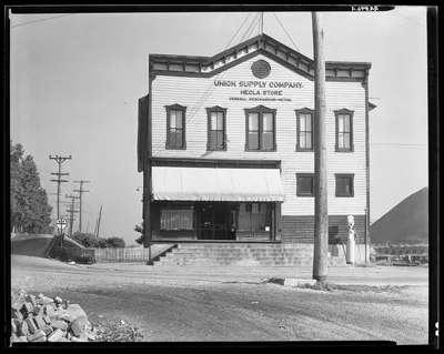 Company store at Hecla Mine Number 1. Westmoreland County,…, Pennsylvania, 1935