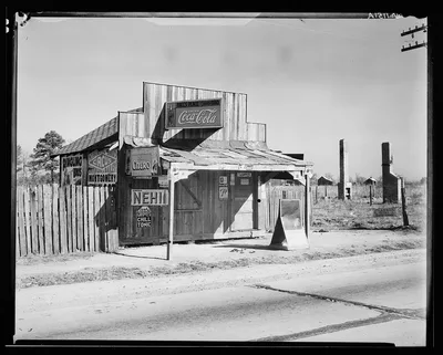 Coca-Cola shack in Alabama, 1935