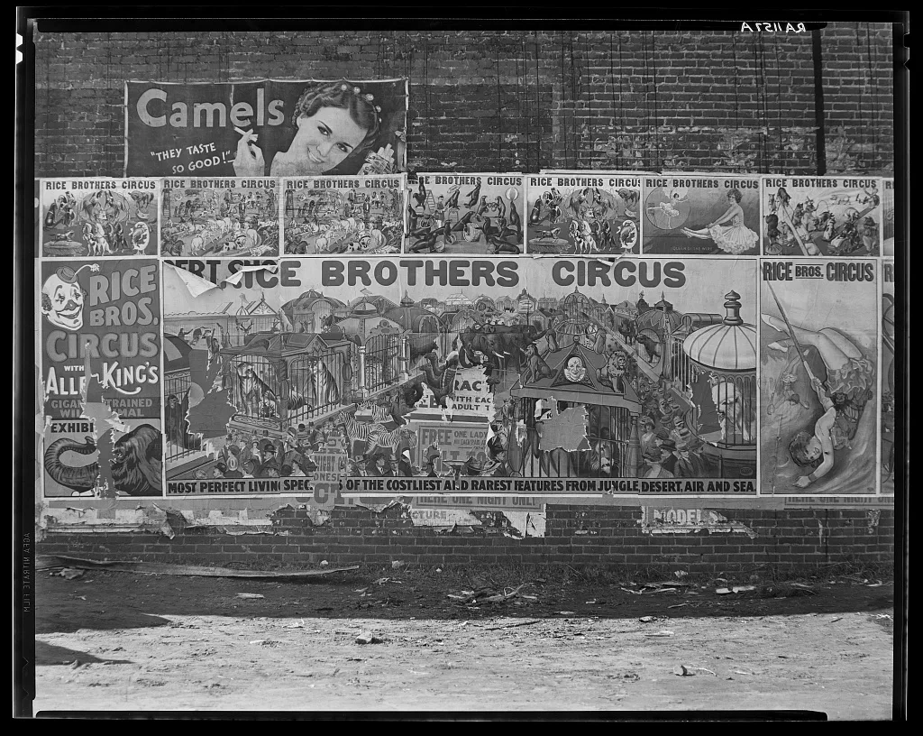 Circus posters. Alabama, 1935