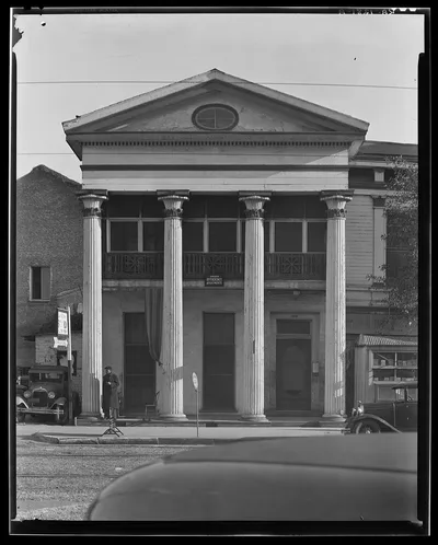 New Orleans Greek revival architecture. Louisiana, 1935