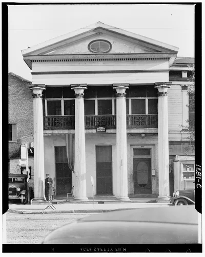 New Orleans Greek revival architecture. Louisiana, 1935