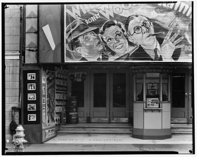 Movie theatre on Saint Charles Street. Liberty Theater, New Orleans,…, Louisiana, 1935