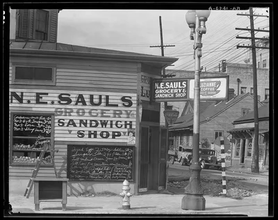 New Orleans sandwich shop. Louisiana, 1936