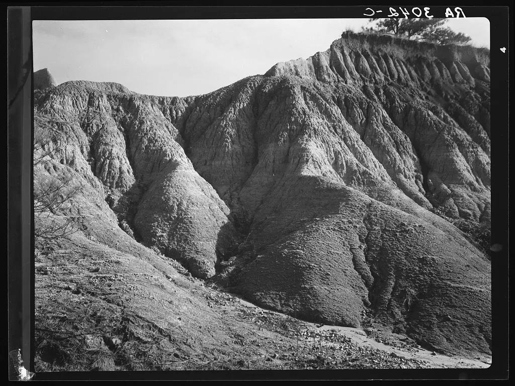 Erosion near Jackson, Mississippi, 1936