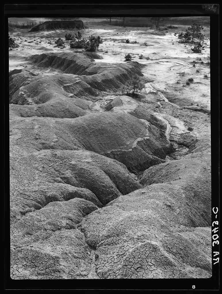 Erosion near Jackson, Mississippi, 1936