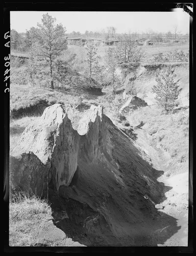 Erosion near Oxford, Mississippi, 1936