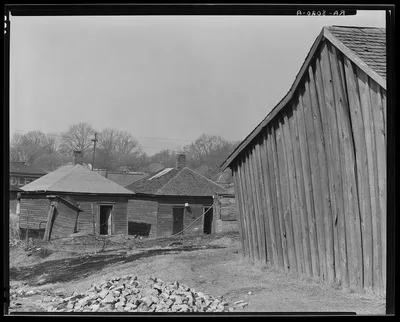 Negro houses. Tupelo, Mississippi, 1936