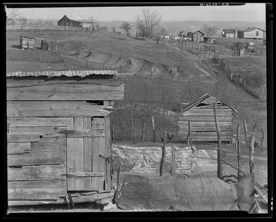 View in outskirts of town. Negro farm. Tupelo, Mississippi, 1936