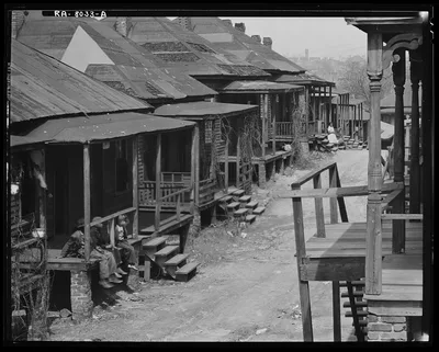 Negro houses. Atlanta, Georgia, 1936