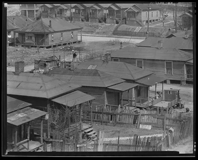 Photograph from Georgia: Negro houses. Atlanta, Georgia