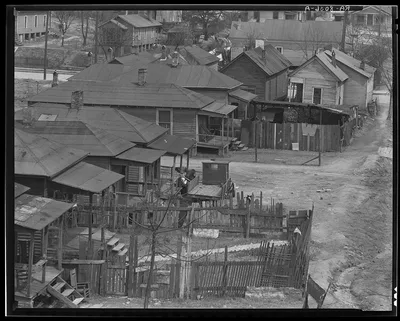 Negro houses. Atlanta, Georgia, 1936