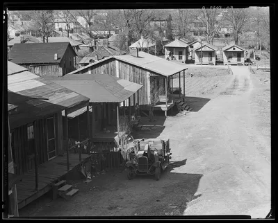 View in Negro quarter. Atlanta, Georgia, 1936