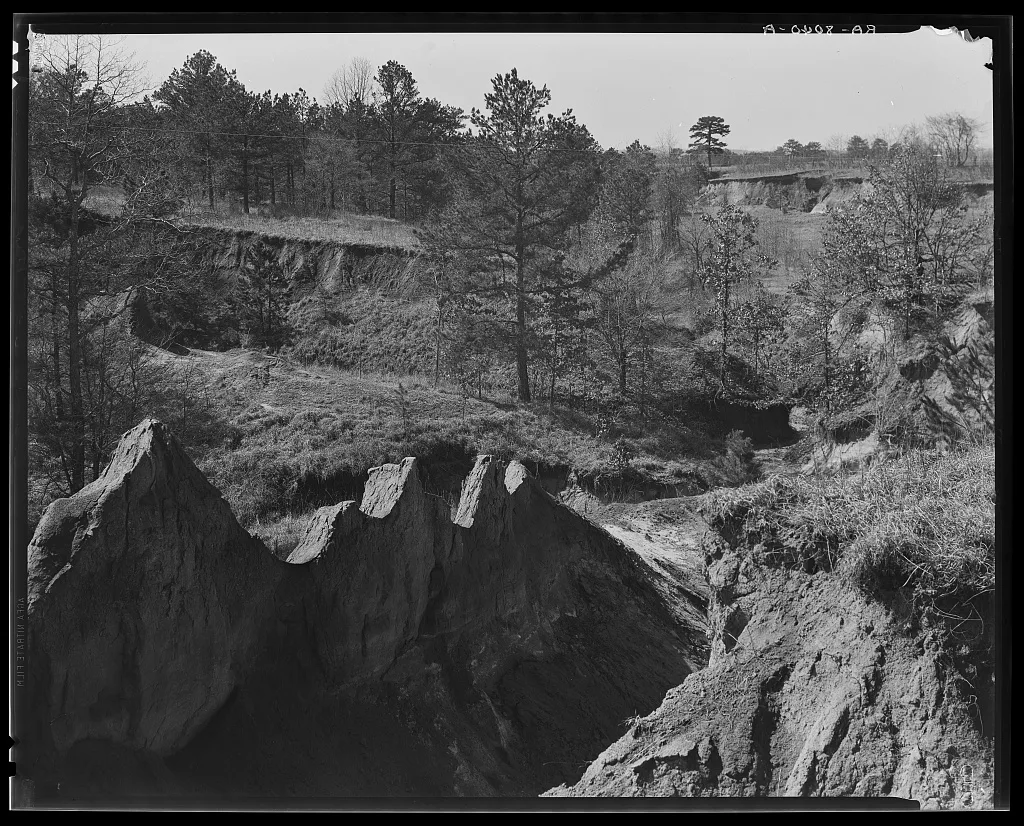 Soil erosion. Mississippi, 1936