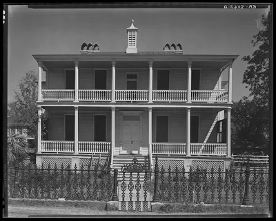 Nineteenth-century house. Beaufort, South Carolina, 1936