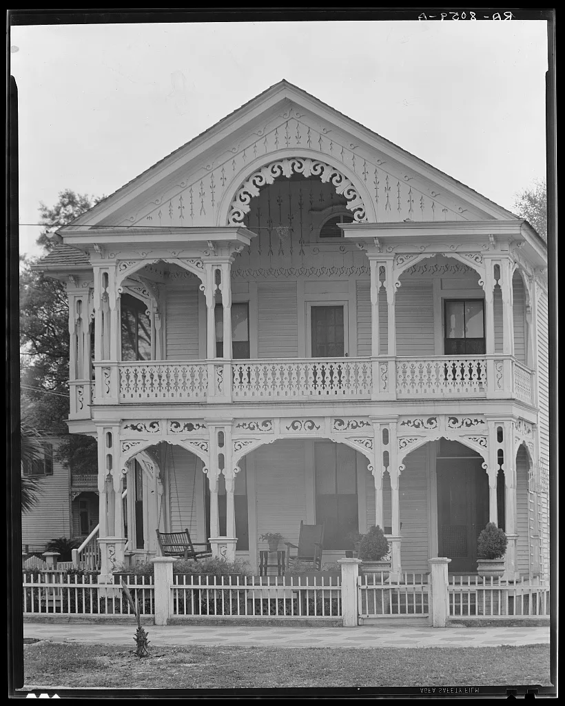 Gingerbread house. Fernandez, Florida, 1936