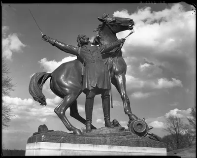 Vicksburg battlefield monument. Mississippi, 1936