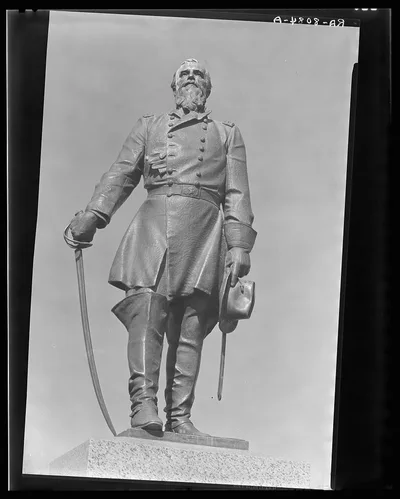 Vicksburg battlefield monument. Mississippi, 1936