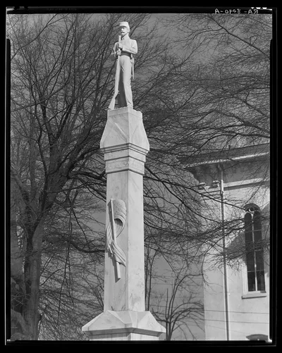 Oxford, Mississippi. Civil War monument, 1936