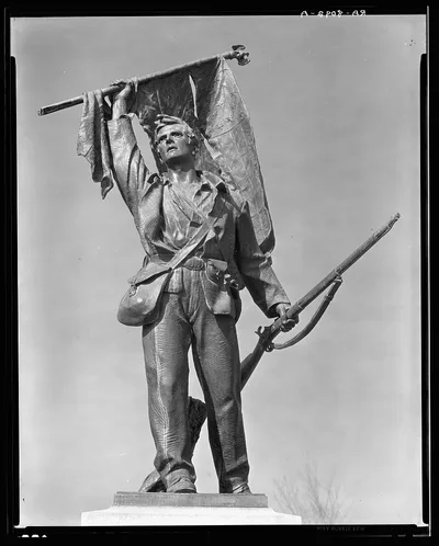 Civil War monument. Vicksburg, Mississippi, 1936