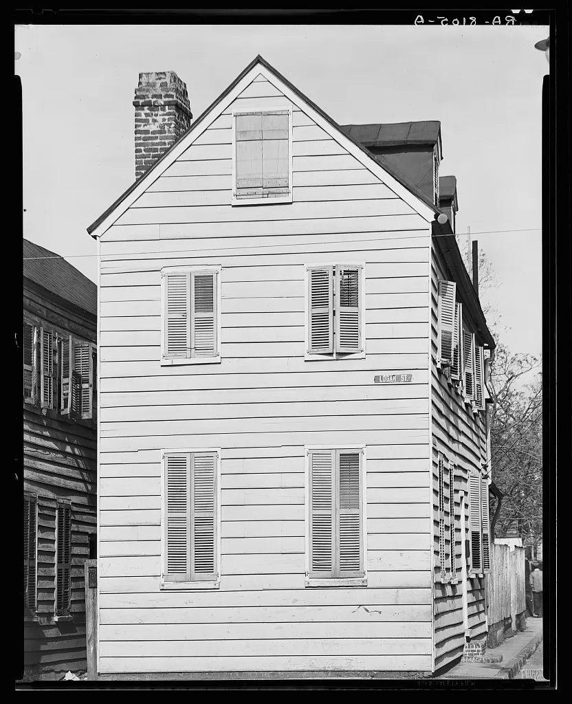 Frame house. Charleston, South Carolina, 1936
