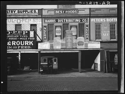 Waterfront warehouses. Louisiana, 1936