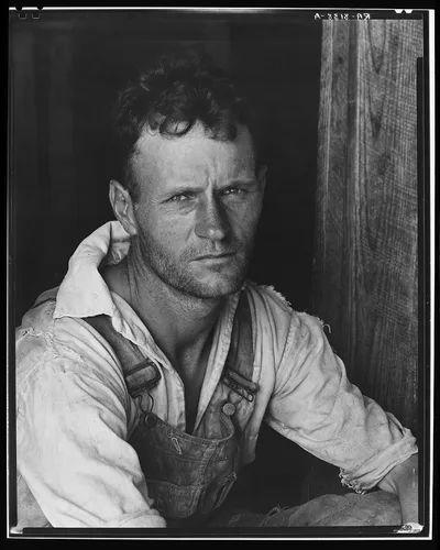 Floyd Burroughs, cotton sharecropper. Hale County, Alabama, 1936