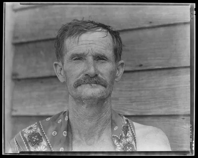 Bud Fields, cotton sharecropper. Hale County, Alabama, 1936
