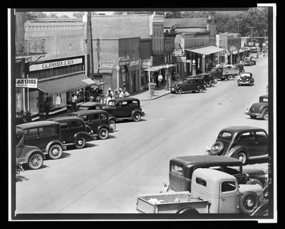 County seat of Hale County, Alabama, 1936