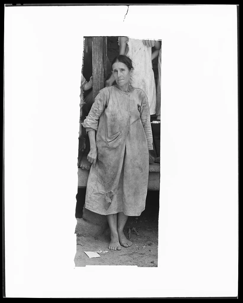 Mrs. Frank Tengle, wife of a cotton sharecropper. Hale County, Alabama, 1936