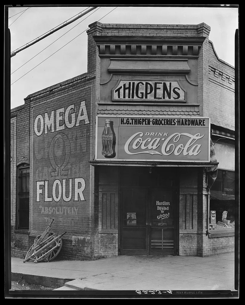 Store in Marion, Alabama, 1936