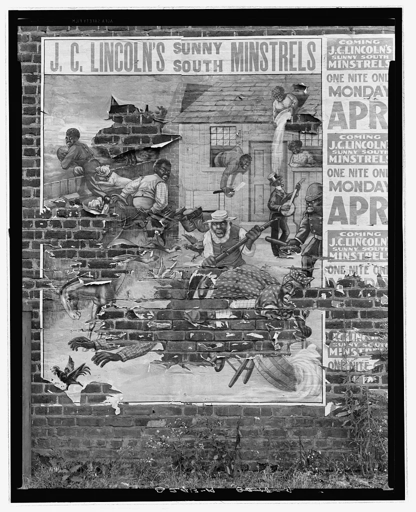 Minstrel poster. Alabama, 1936